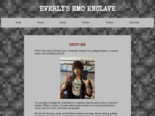 pages/about screenshot