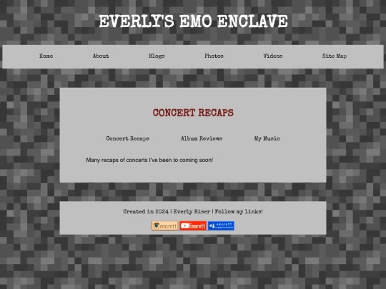 pages/blogs/music-subpages/concert-recaps screenshot