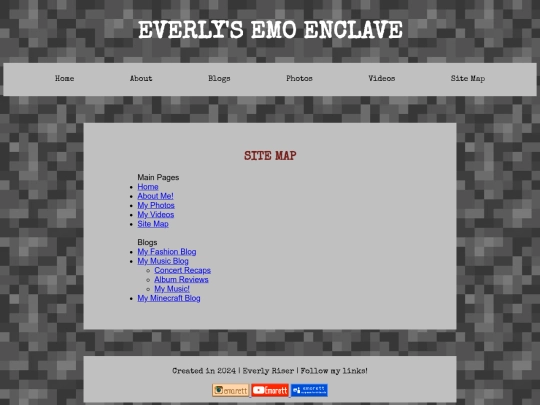 pages/sitemap screenshot