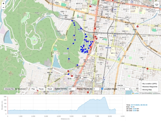 2025/2025-11-01_栗林公園和紫雲山_wadi_locker_zf4/kml-hike-wadi-japan screenshot