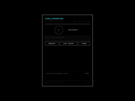 tools/formatter screenshot