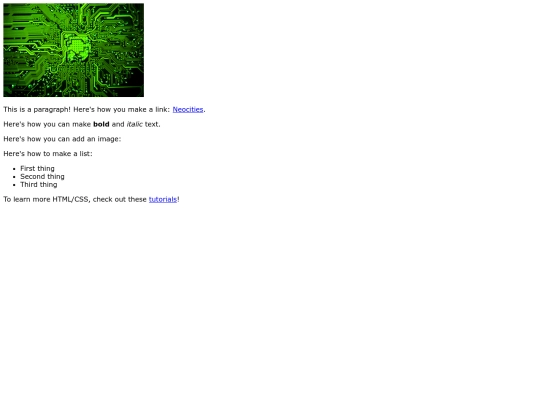 index screenshot