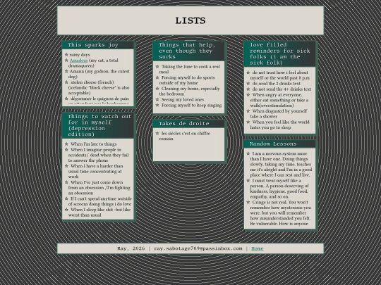 Yapper/lists screenshot