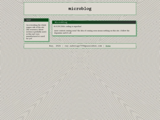 Yapper/microblog screenshot