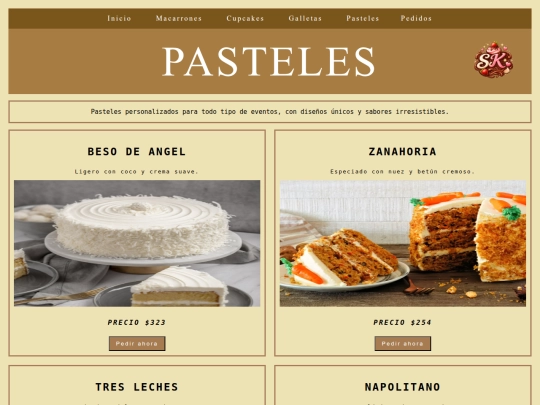 PASTELES screenshot