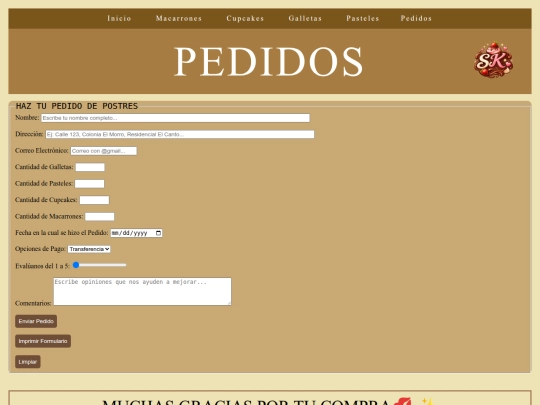 PEDIDOS screenshot