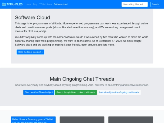 software-cloud screenshot