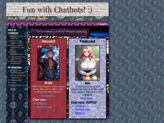Chatbots screenshot