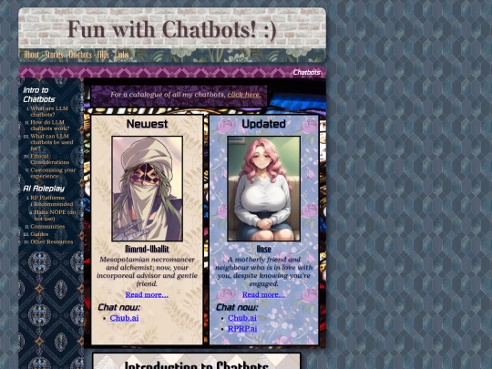 chatbots screenshot