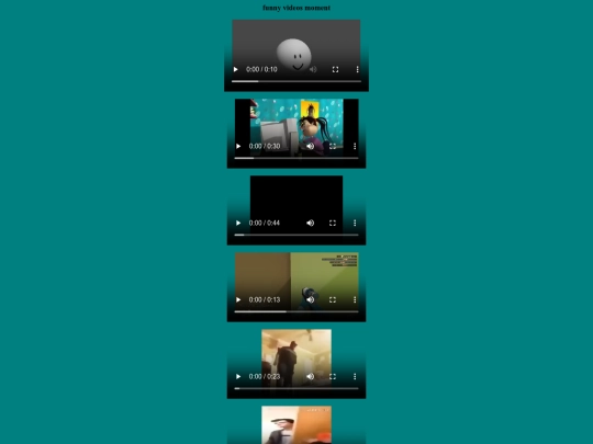 videos screenshot