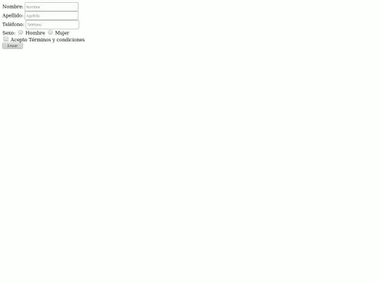 Ejercicios y pruebas/prueba formulario/pruebaformulario screenshot