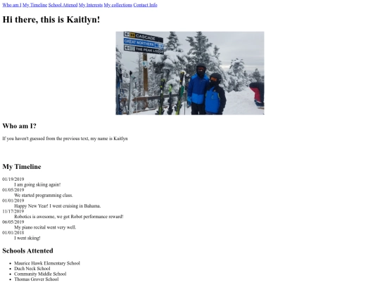 mysite screenshot