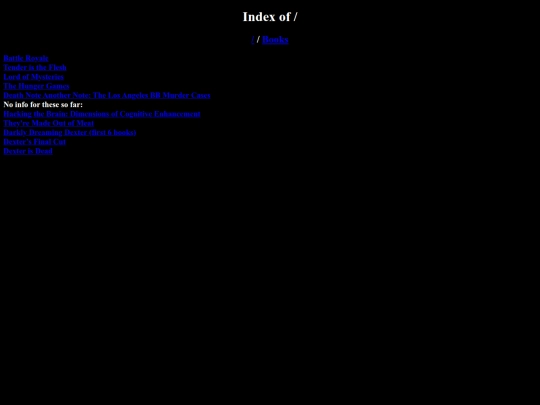 Books screenshot