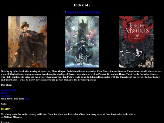 Lord_of_Mysteries screenshot