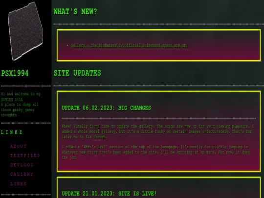 index screenshot