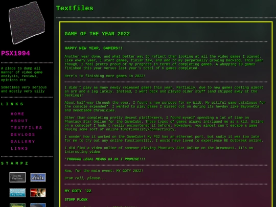 pages/textfile-archive/010123 screenshot