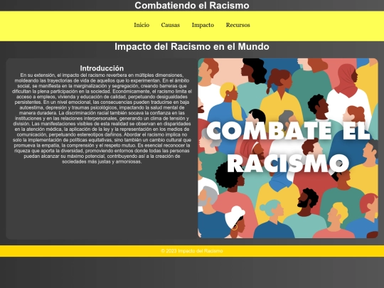 web/impacto screenshot