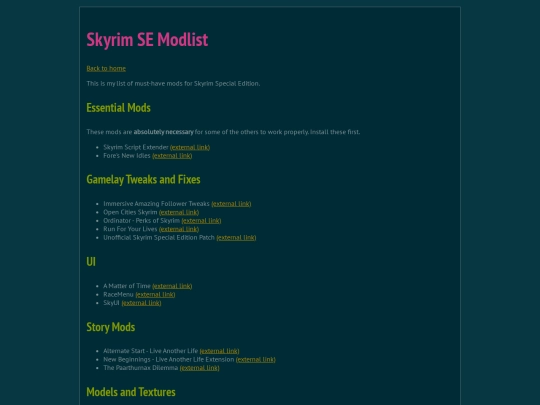 ssemodlist screenshot