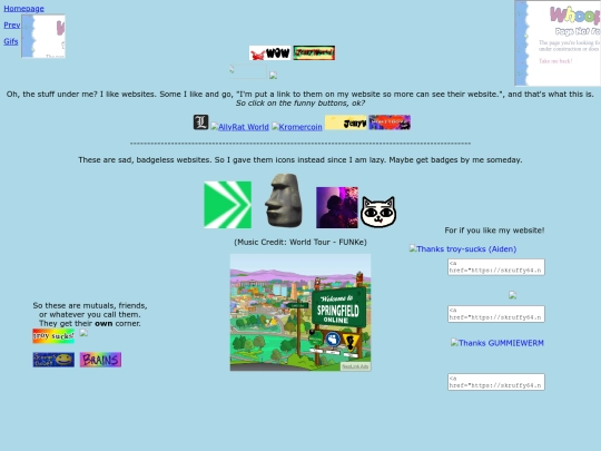 Buttons N' Gifs/WebsitesILike screenshot