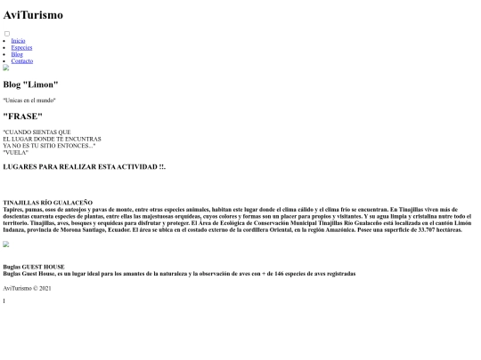 blog screenshot