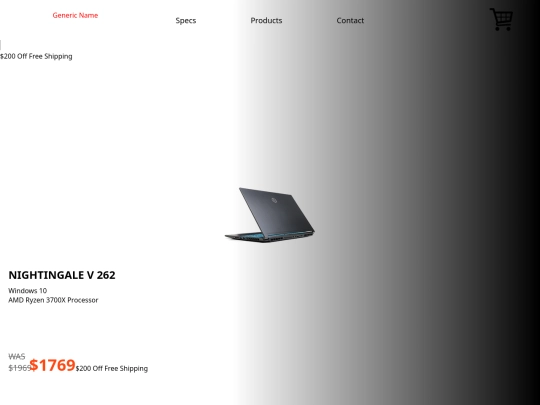 products screenshot