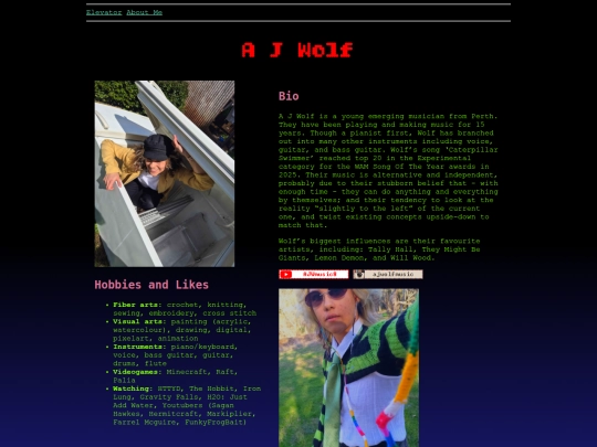 aboutme screenshot