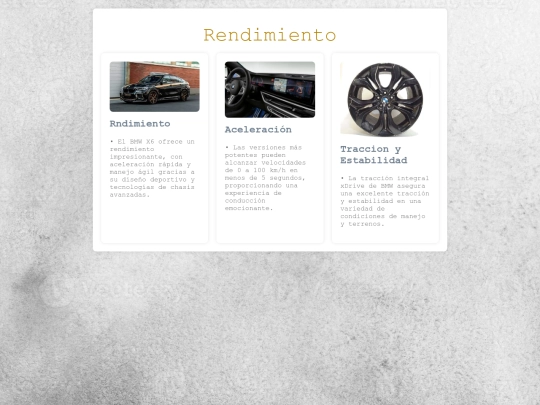 proyecto/rendimientobmw screenshot