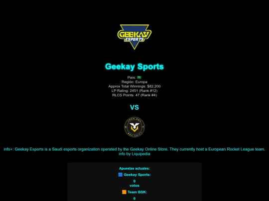equipos/geekayesports screenshot