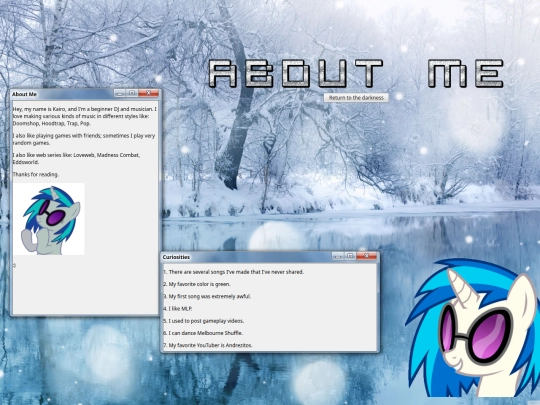 Aboutme screenshot