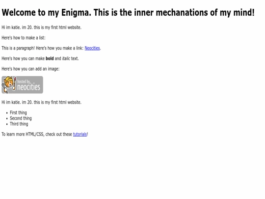 index screenshot