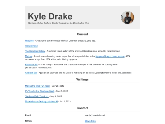 index screenshot