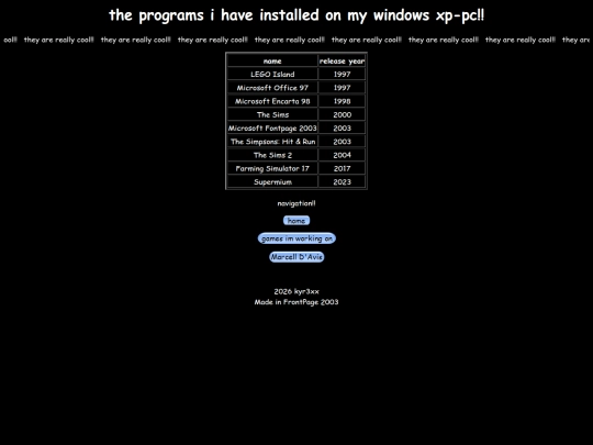 games screenshot