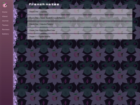 FrenchNotes screenshot