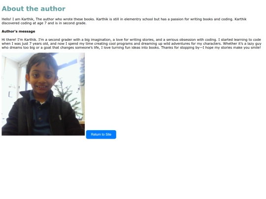 author screenshot