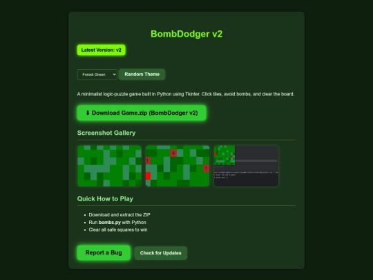 bombs screenshot