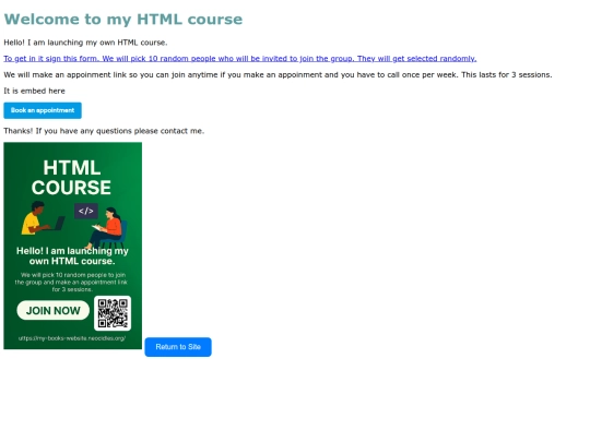 html-course screenshot