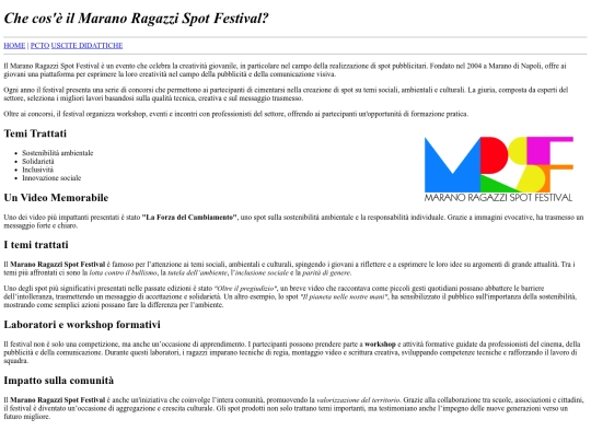 pcto/maranoragazzispotfestival screenshot