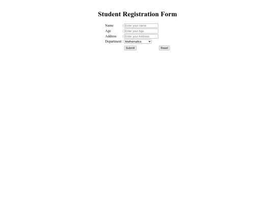 form screenshot
