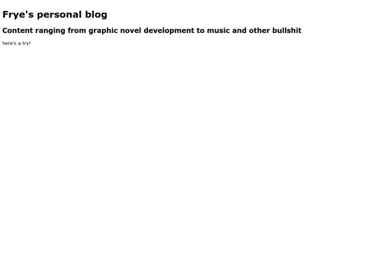 blog screenshot