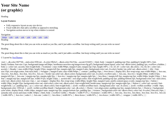 test screenshot