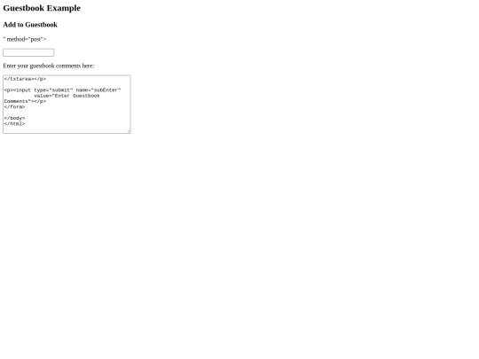 add-to-guestbook screenshot