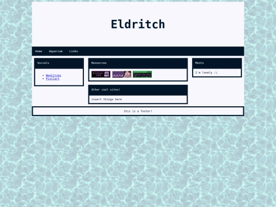 links screenshot