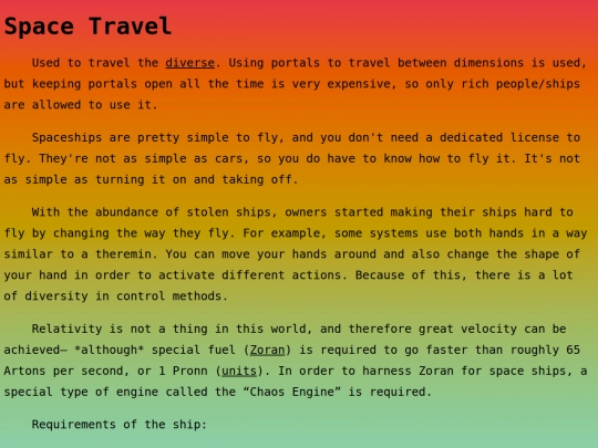 space-travel screenshot