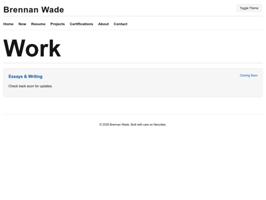 work screenshot