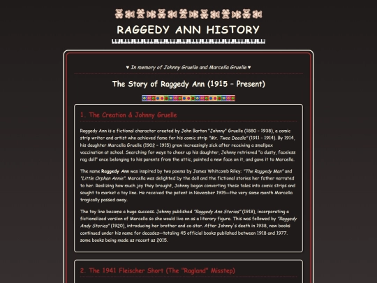 history screenshot