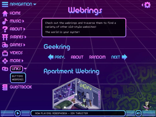 links/webrings screenshot