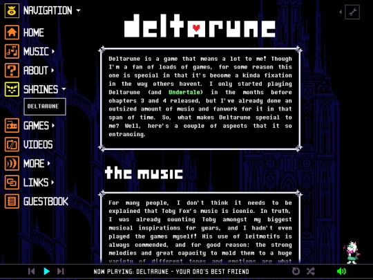 shrines/deltarune screenshot