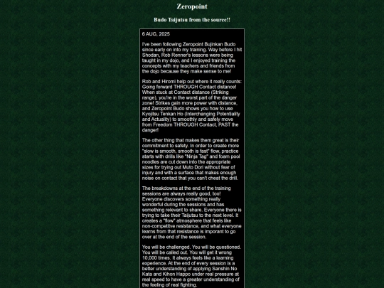 musings/zeropoint screenshot