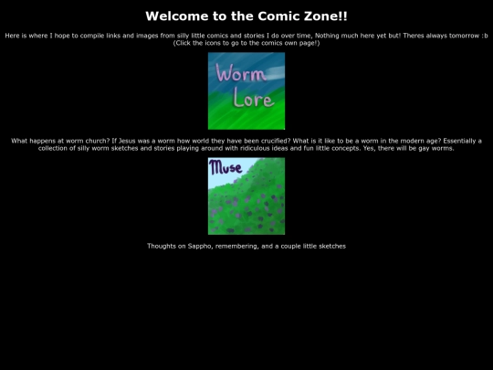 Comics/Landing screenshot