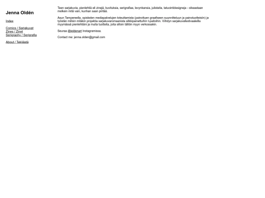 kotisivu/about screenshot
